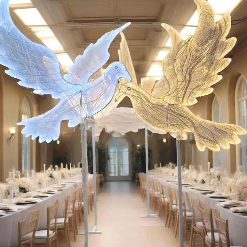 Wedding/Event Decorative Dove LED Floor Standing Lamp