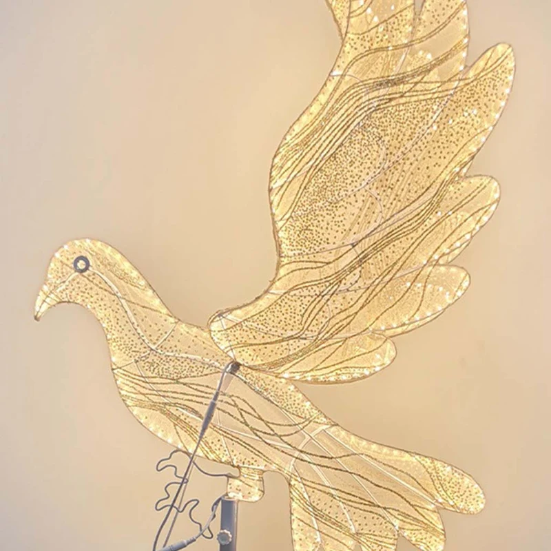 Wedding/Event Decorative Dove LED Floor Standing Lamp