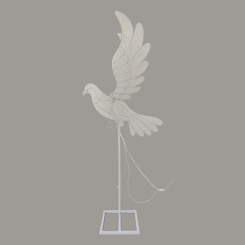Wedding/Event Decorative Dove LED Floor Standing Lamp
