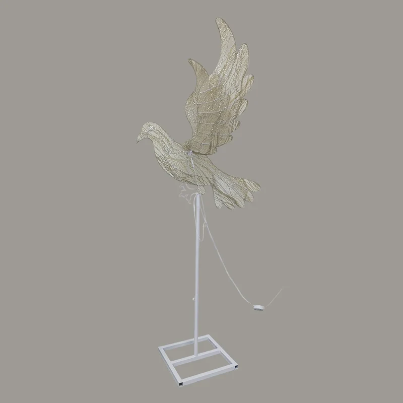 Wedding/Event Decorative Dove LED Floor Standing Lamp