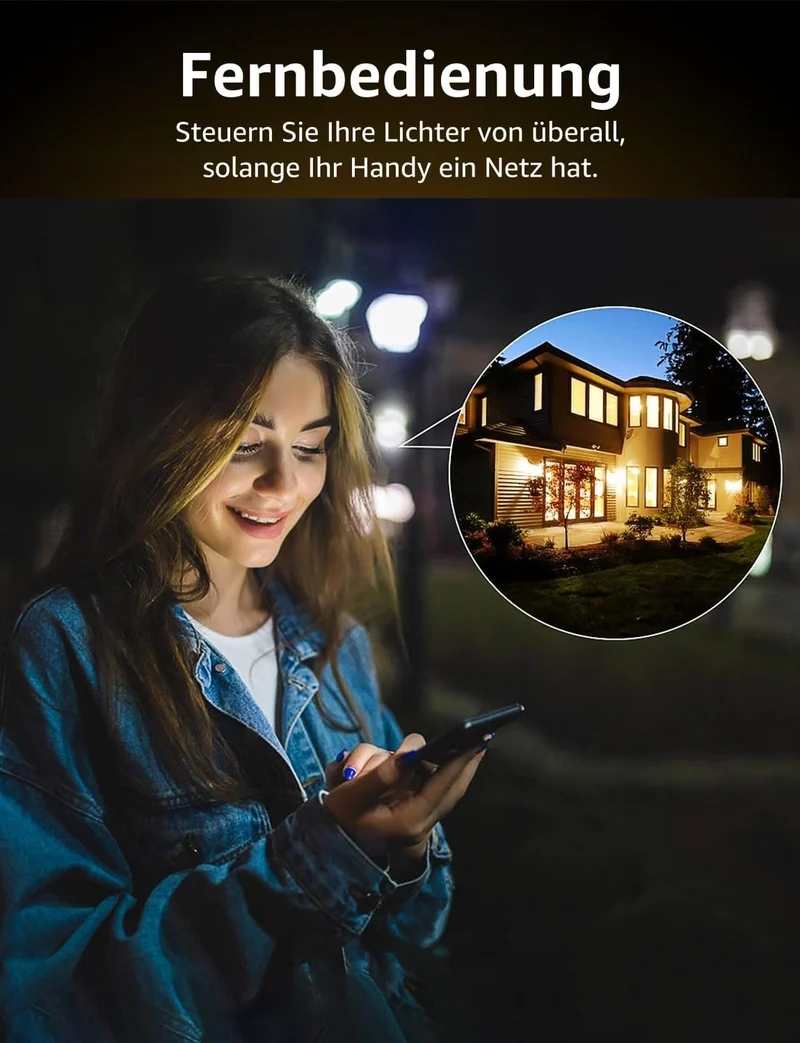 Lepro 4.5W Smart GU10 LED Lampen, Warmweiß und Kaltweiß, Dimmbar LED Leuchtmittel, WLAN LED Birnen, Ersatz für 50W Halogenglühlampe, kompatibel mit Alexa und Google Home, Kein Gateway erforderlich