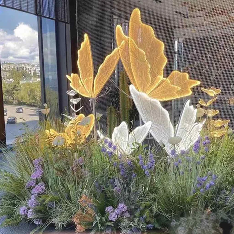 Floor Lamp Fabric Butterfly for Wedding / Event Decoration