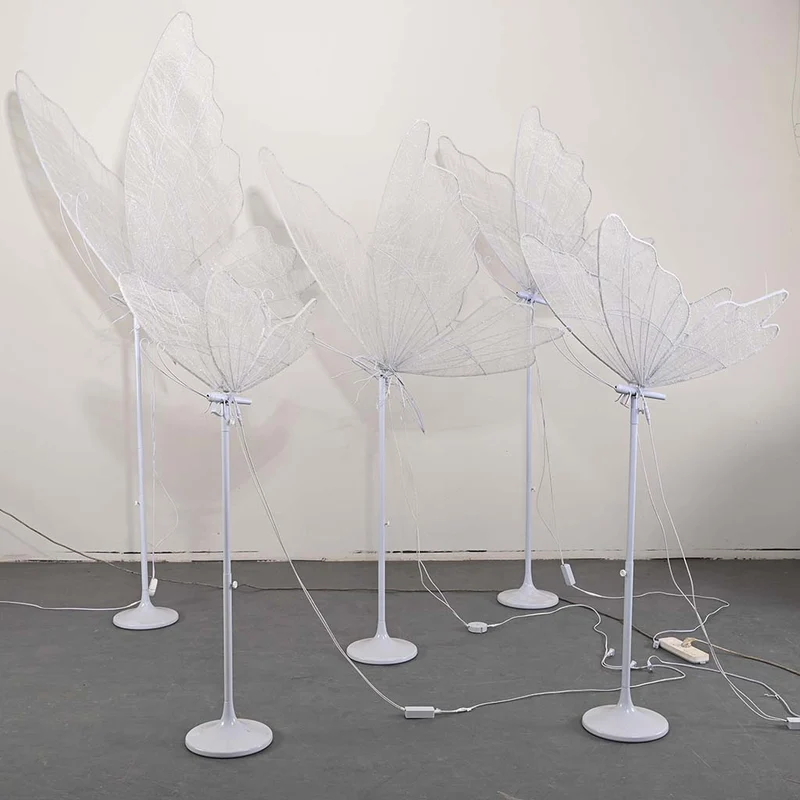 Floor Lamp Fabric Butterfly for Wedding / Event Decoration