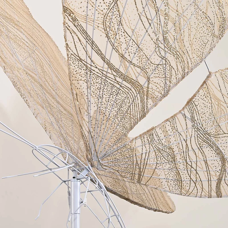 Floor Lamp Fabric Butterfly for Wedding / Event Decoration