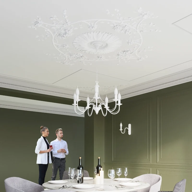 Moderne Wandleuchte aus weißem Stahl mit Kerzenhalter-Design – Modell Asterwyn