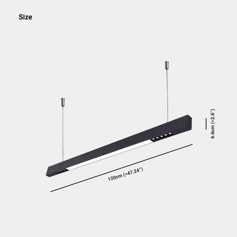 Pendant Light Modern Linear Bar LED Eye Care for Office