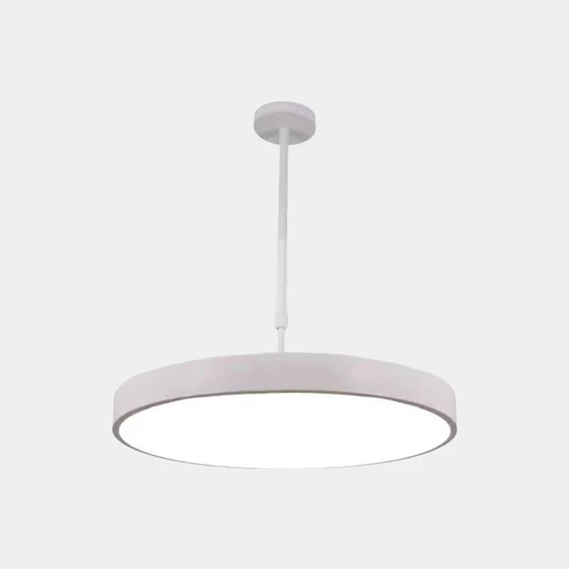 Pendant Light Minimalist Round LED for Office, Black / White