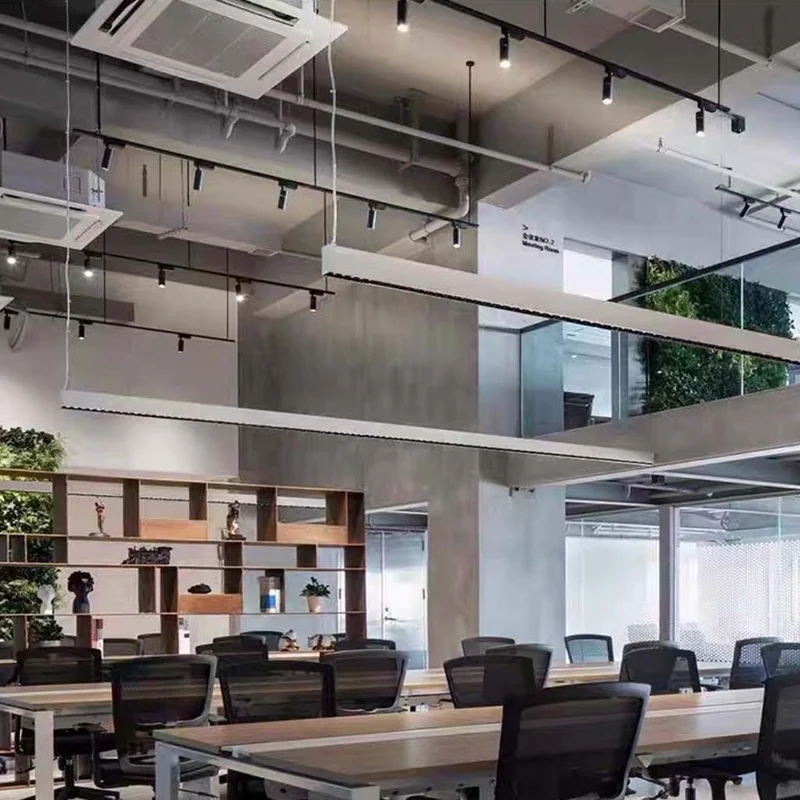 Pendant Light Minimalist Long Strip Linear LED for Office