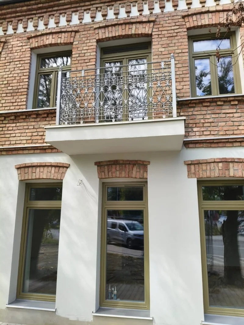Casa Padrino Gusseisen Balustrade Schwarz 58,5 x H. 110 cm - Prunkvolles Geländer Element im Gotik Stil - Balkon & Treppen Geländer