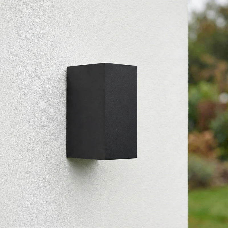 Philips LED-Wandleuchte | Außenleuchte | San Francisco | Inkl. 2 Philips Leuchtmittel | Schwarz