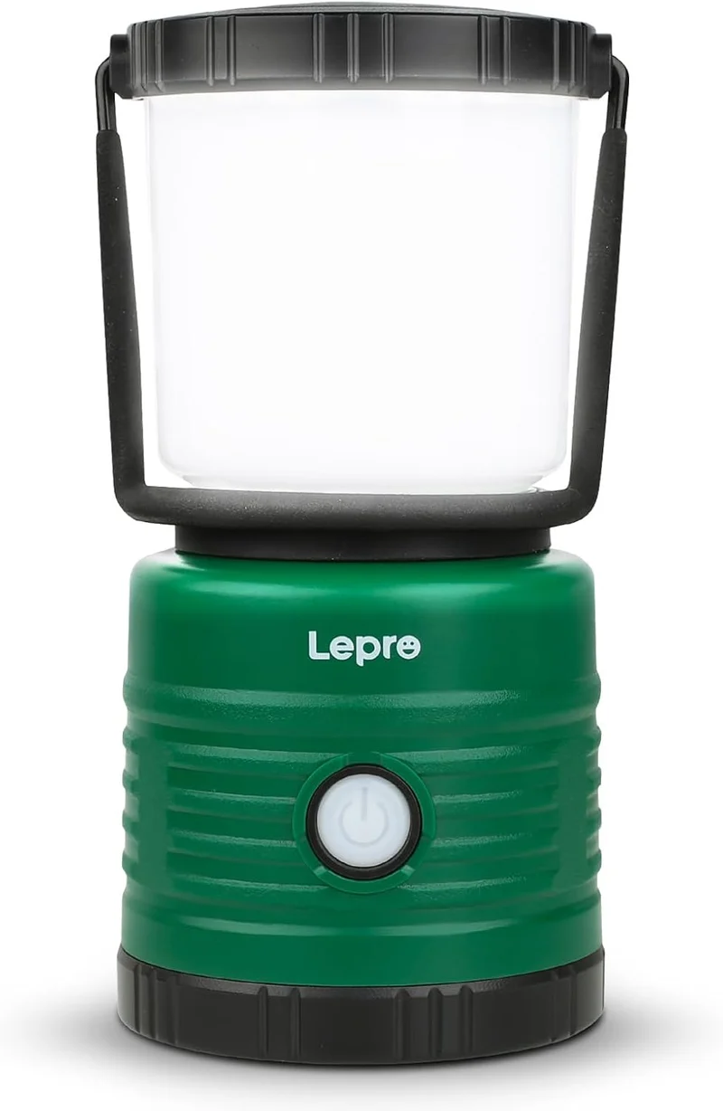 Lepro Campinglampe, Super Hell 1500 Lumen Außenleuchten, 4 Leuchtmodi batteriebetriebene Suchscheinwerfer, wasserfeste Notfallleuchte für Stromausfällen, Wandern, Notfall, Angeln und so weiter