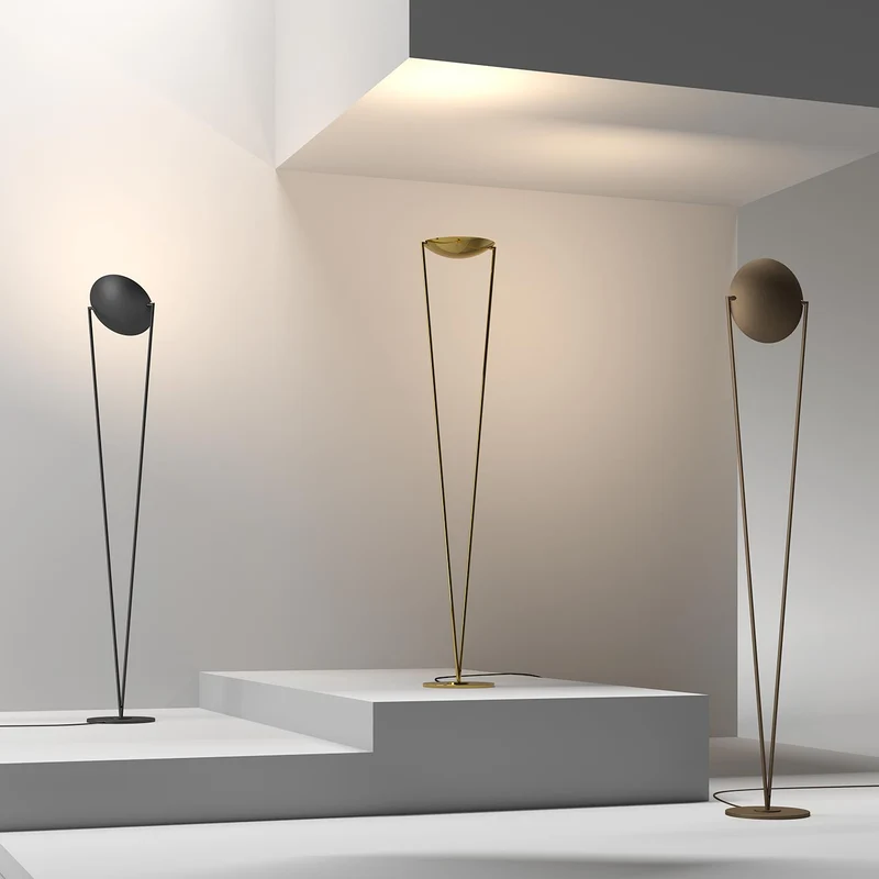 Brass Floor Lamp VICTORY by Artoff for Lumen Center