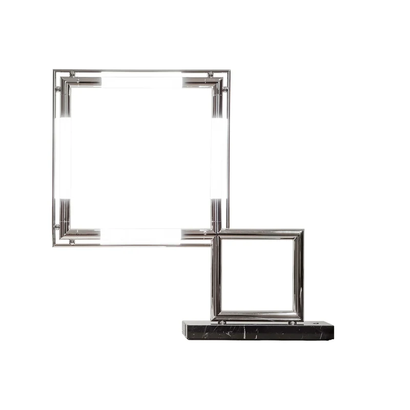 Table Lamp QUADRO by Jacques Adnet for Lumen Center