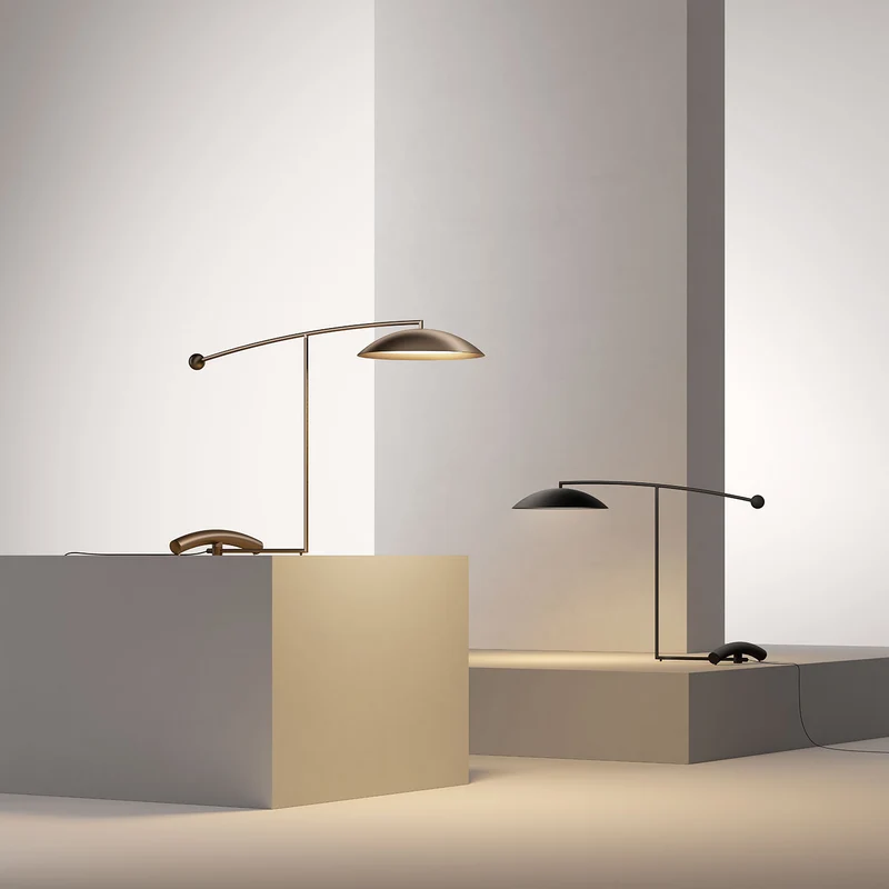 Rotating Table Lamp ORBIT by Kevin Gray for Lumen Center