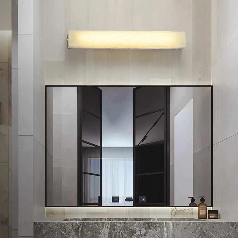 Wall Lamp Vanity Light Marble Cuboid LED