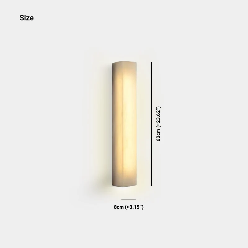 Wall Lamp Vanity Light Marble Cuboid LED