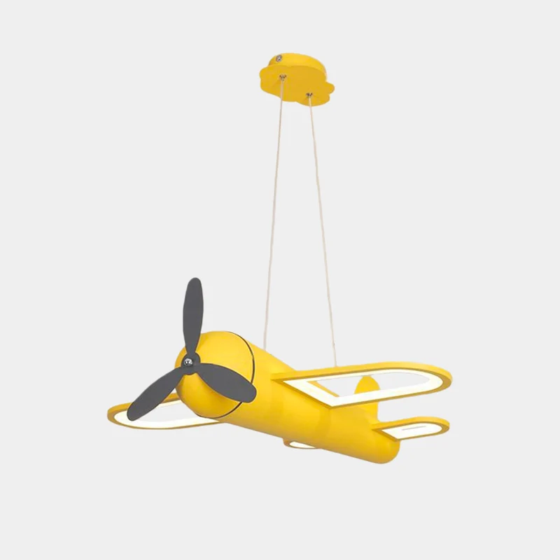 Pendant Light Airplane Dimmable LED for Kids Room