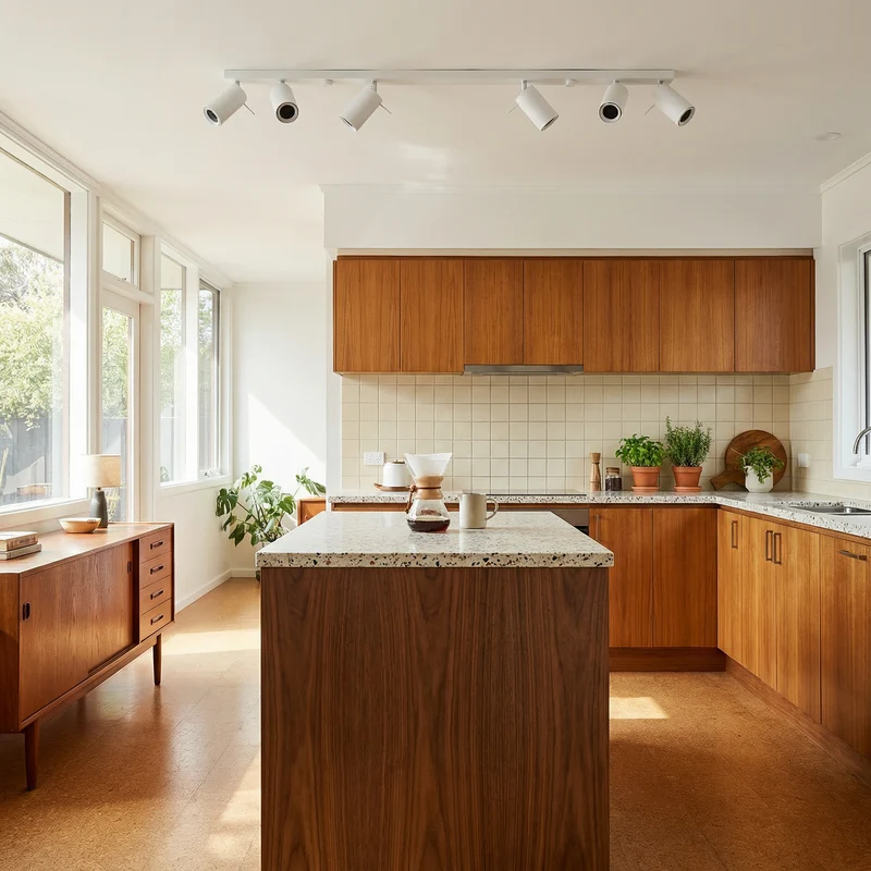 Moderner weißer Deckenstrahler mit 6 einstellbaren Spots – Arvella