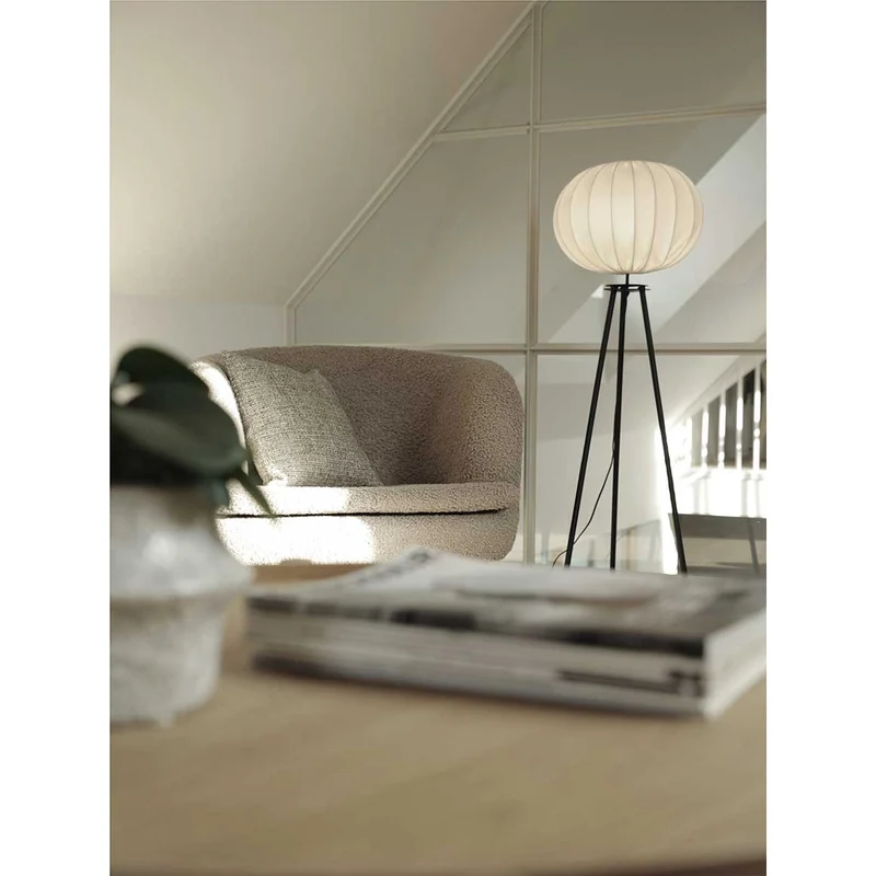 Elegante Stehlampe Wohnzimmer 125cm