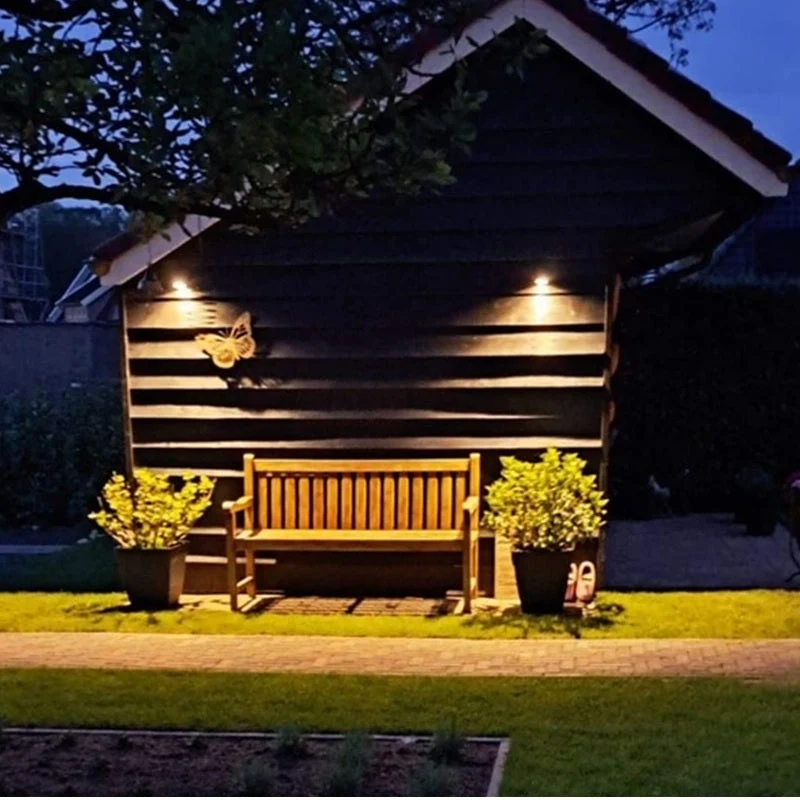 Intelligente LED-Wandleuchte | Tuya / WLAN | San Diego | Leuchtmittel inklusive | Schwarz