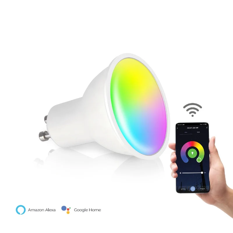 Intelligente LED-Wandleuchte | Tuya / WLAN | Santa Barbara | Inkl. 2 Leuchtmittel | Anthrazit