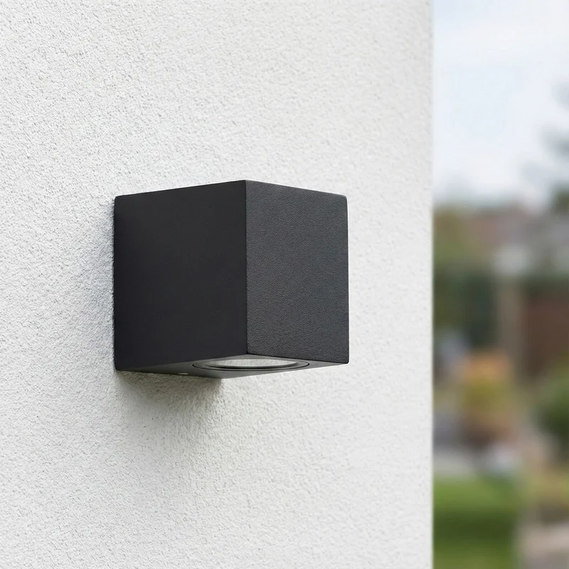 Intelligente LED-Wandleuchte | Zigbee | San Diego | Leuchtmittel inklusive | Hue-kompatibel | Schwarz
