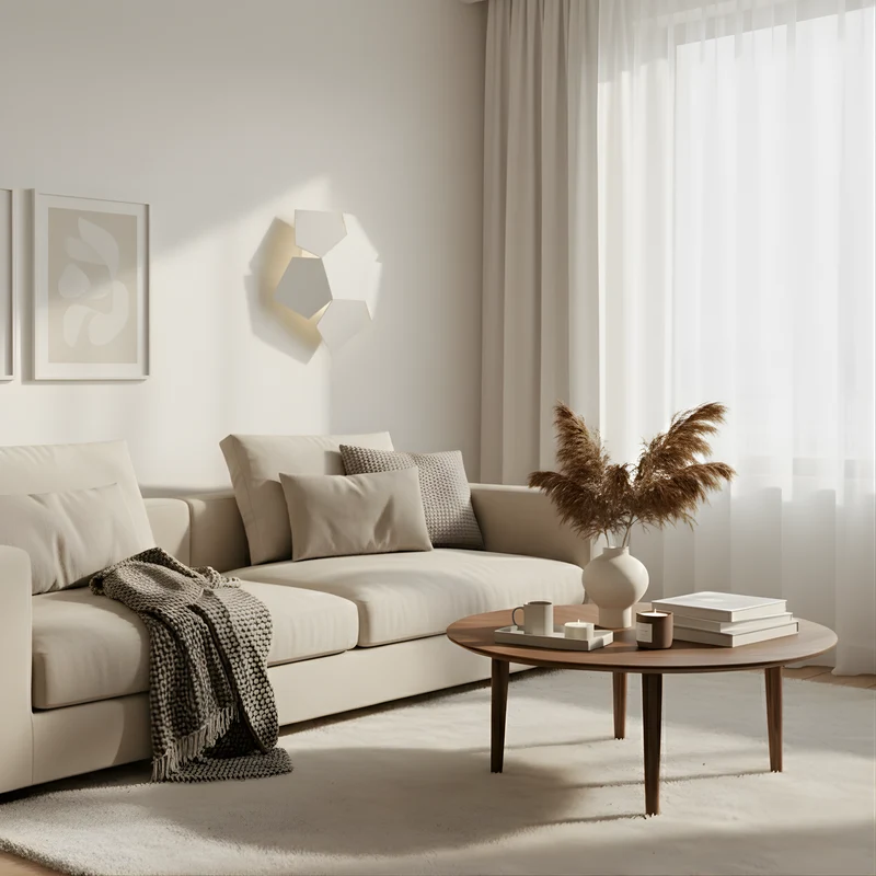 Moderne Wandleuchte aus weißem Stahl für Wohnzimmer – Elenora