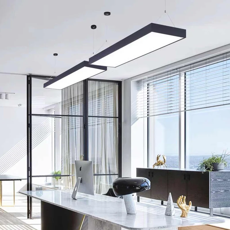 Pendant Light Modern Right Angle Rectangle LED for Office