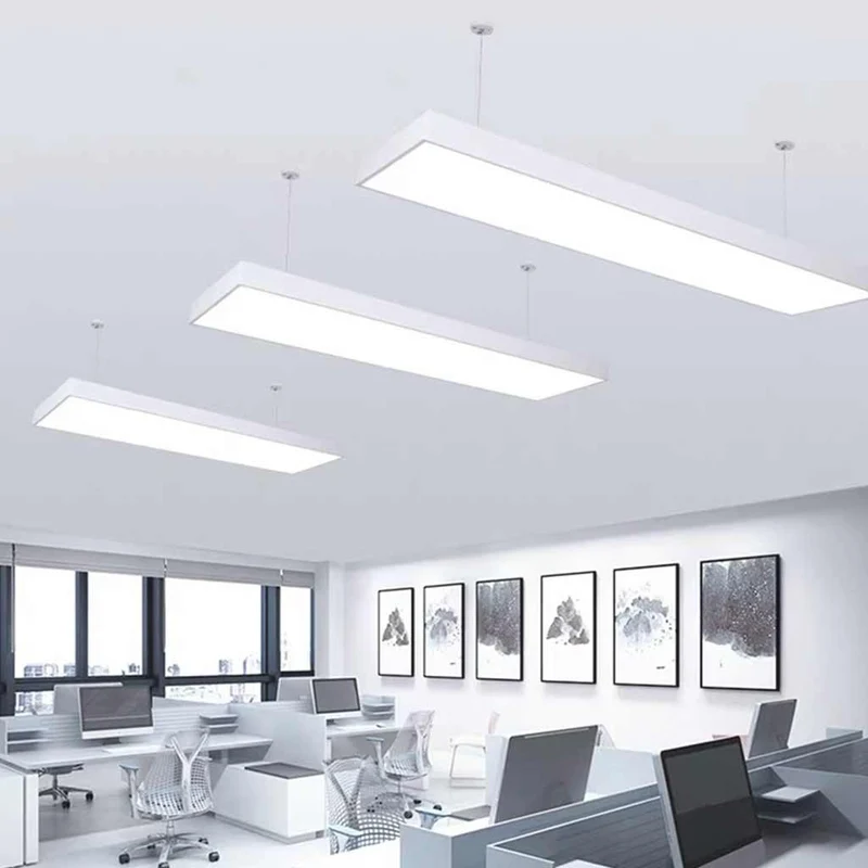 Pendant Light Modern Right Angle Rectangle LED for Office