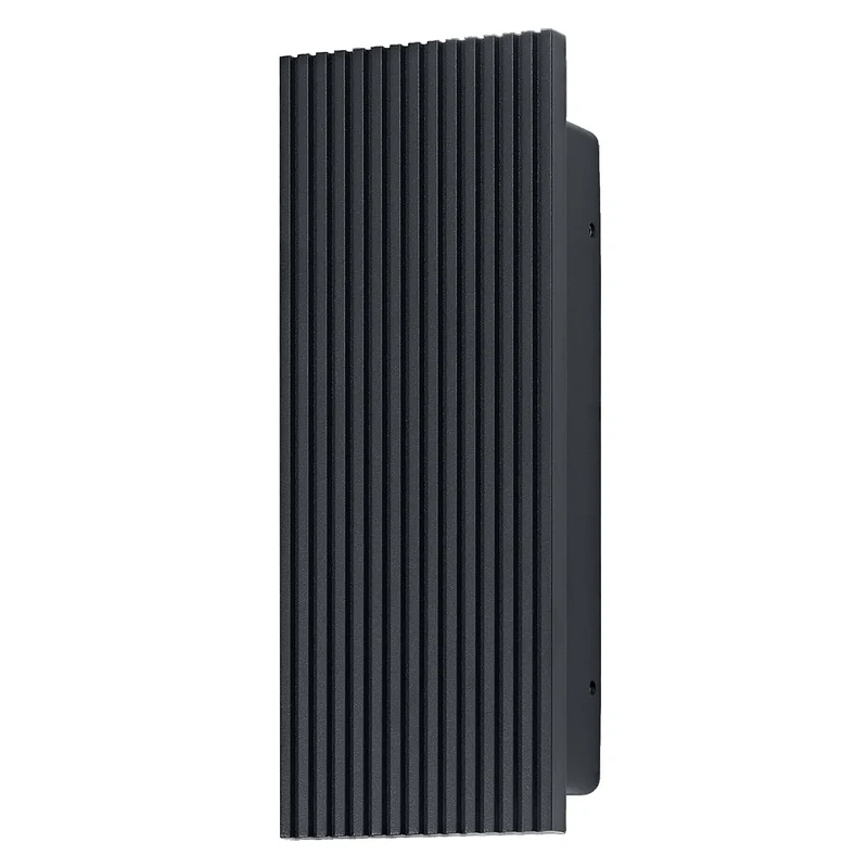 ENDURA Style Striped Außenwandleuchte, Dark grey, 12 W, 3000 K, 450 lm, 210° Abstrahlwinkel, IP54, Glas, Aluminium, 50. 000 h Lebensdauer