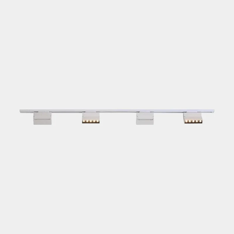 Adjustable Linear LED Track Ceiling Light with Spotlights