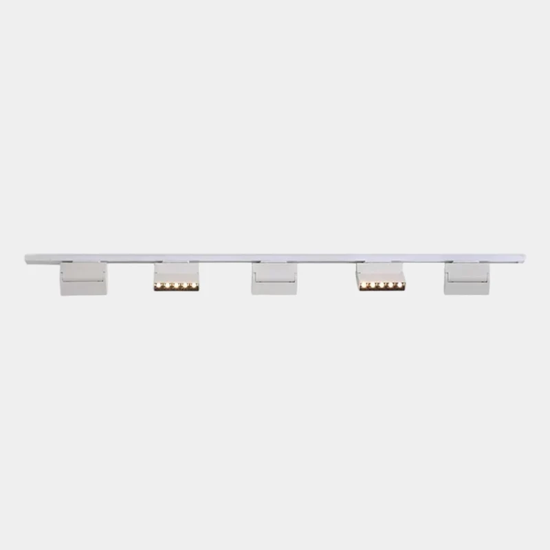Adjustable Linear LED Track Ceiling Light with Spotlights