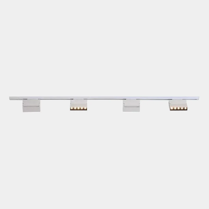 Adjustable Linear LED Track Ceiling Light with Spotlights