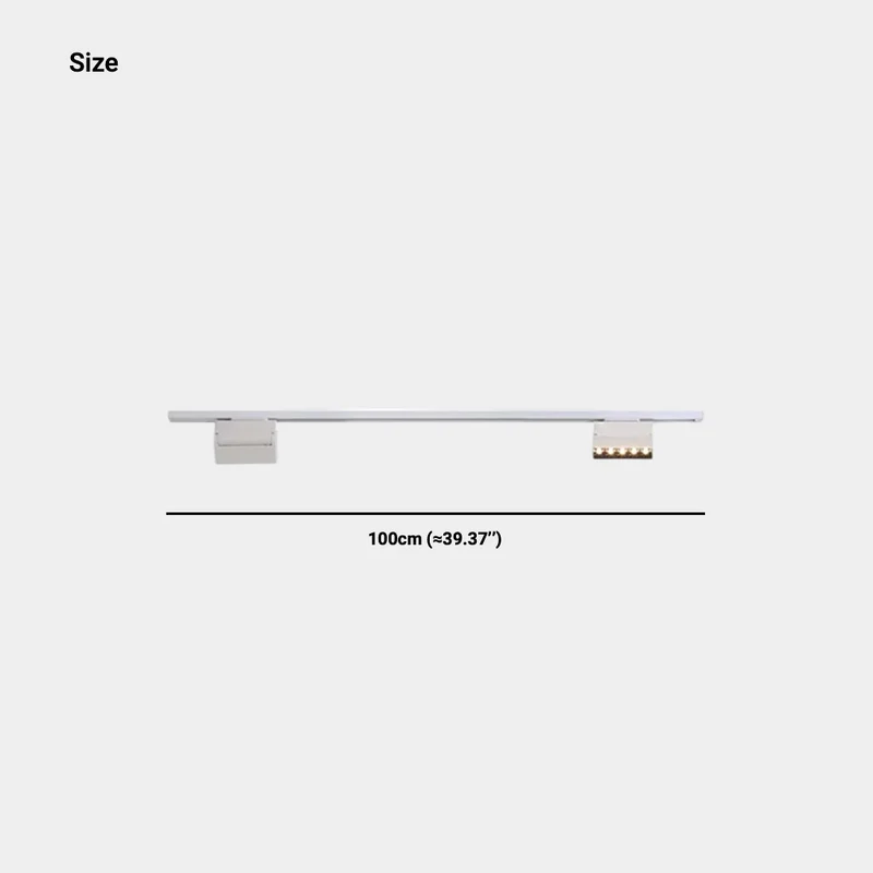 Adjustable Linear LED Track Ceiling Light with Spotlights