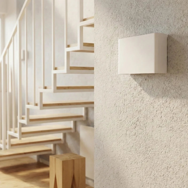 Wandleuchte Weißer Stahl Modern - Modell Neravia