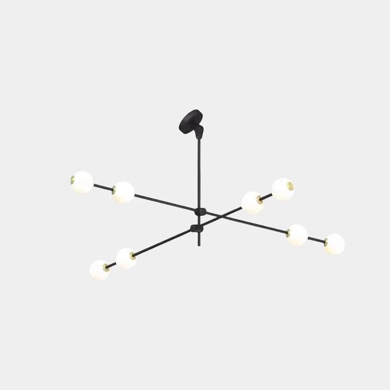 Chandelier Sputnik Multi-Globe for Sloped Ceiling