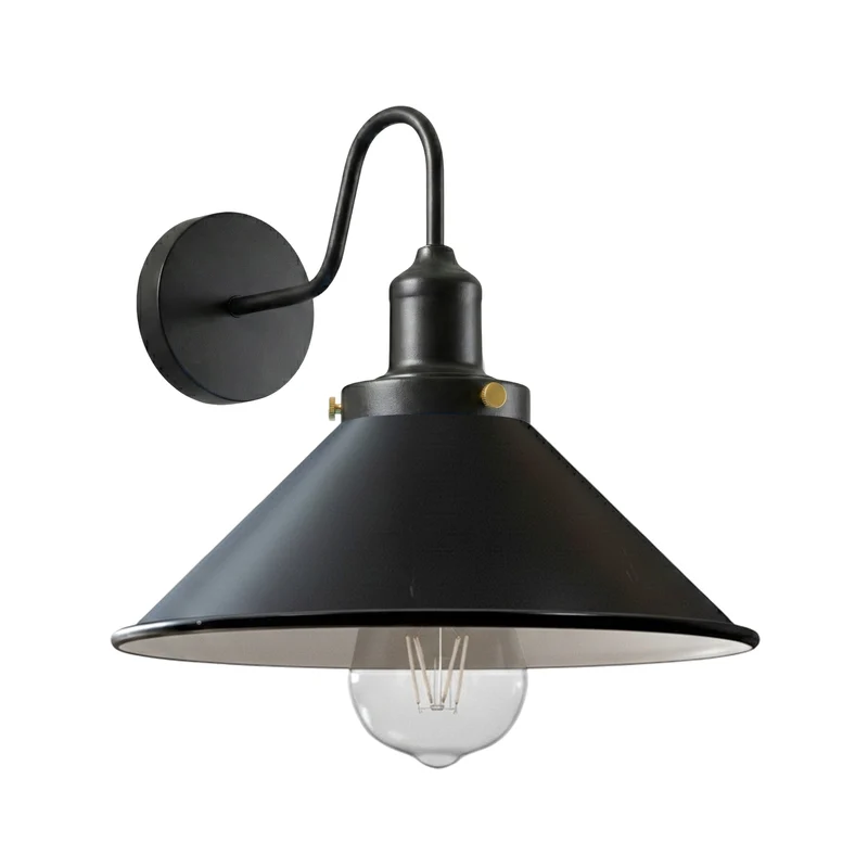 LEDSone Design Wandleuchte Metall | Schwanenhals Retro Wandstrahler~4029