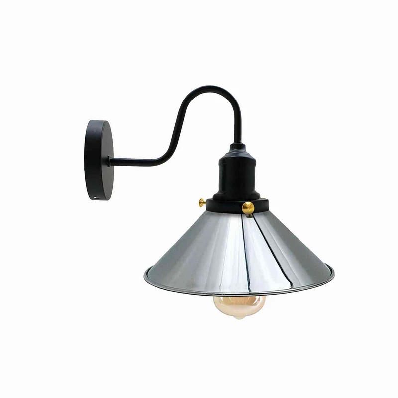 LEDSone Design Wandleuchte Metall | Schwanenhals Retro Wandstrahler~4029