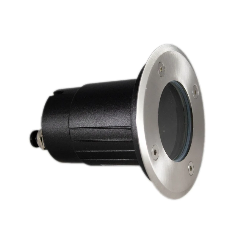 LED-Bodenstrahler GU10 rund | Komplettset | RGBCCT | inkl. Lichtquelle und Fernbedienung | Rhodos | Edelstahl | IP66
