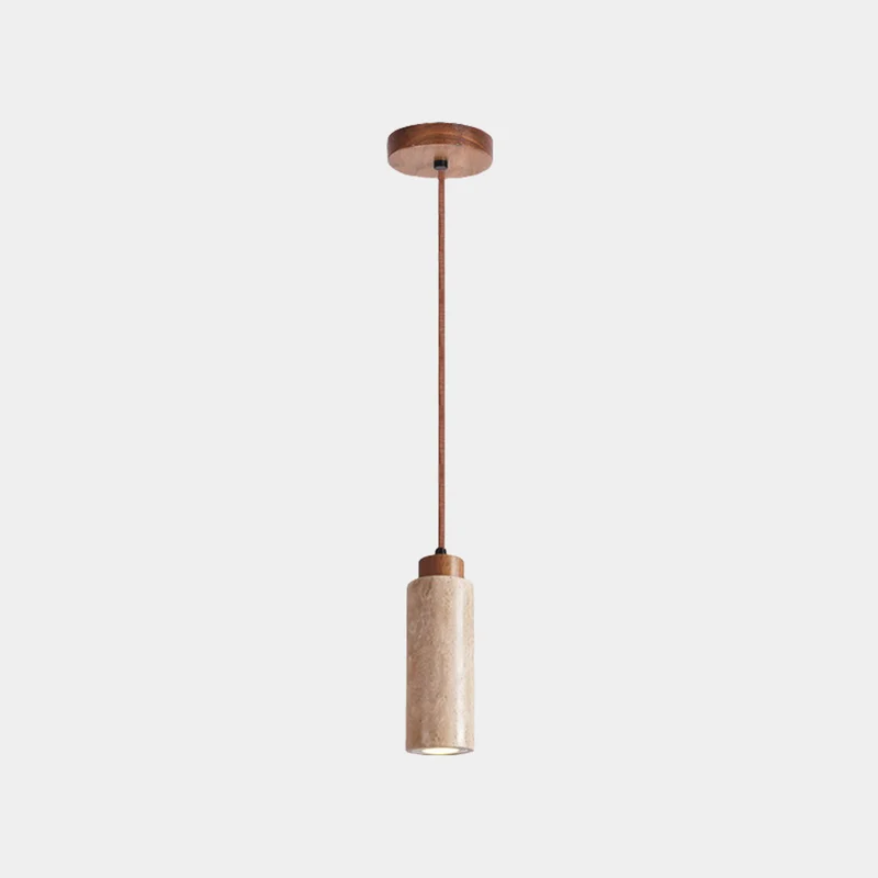 Pendant Light Wabi Sabi Japandi Yellow Stone