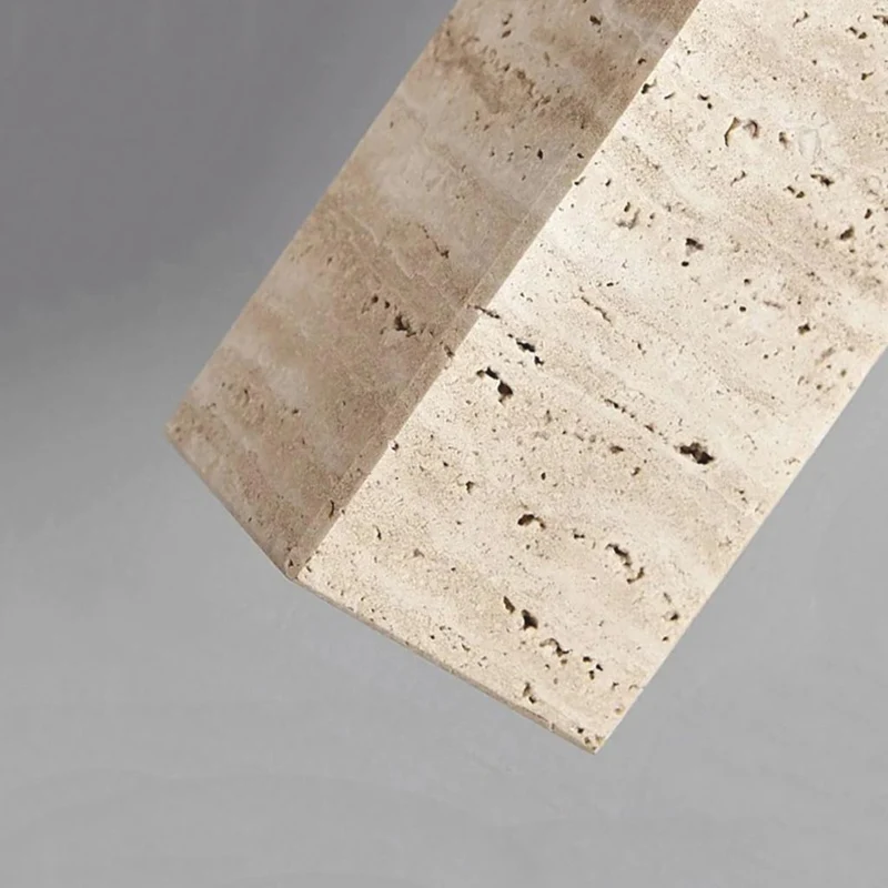 Pendant Light Wabi Sabi Japandi Yellow Stone