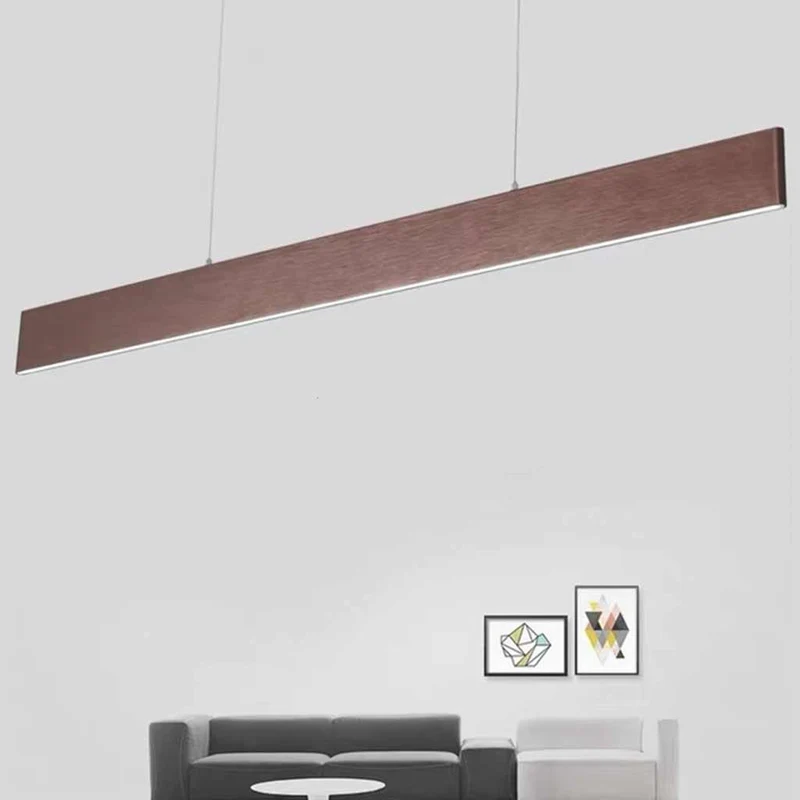 Pendant Light Minimalist Linear Dimmable LED Bar, 3 Colors