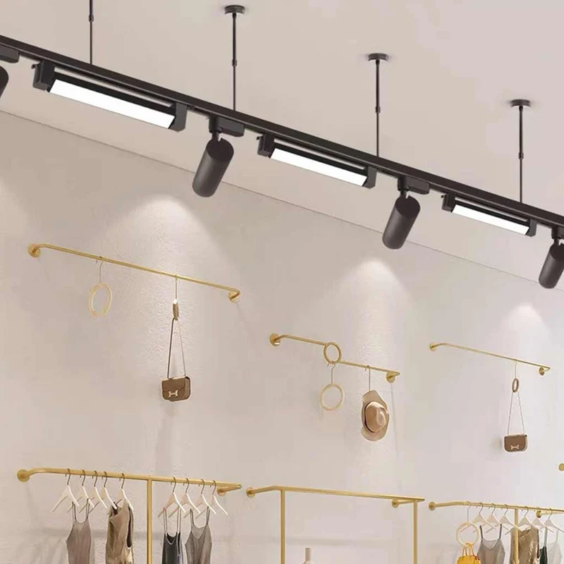 Pendant Light Commercial Track Spotlight Linear LED, Black