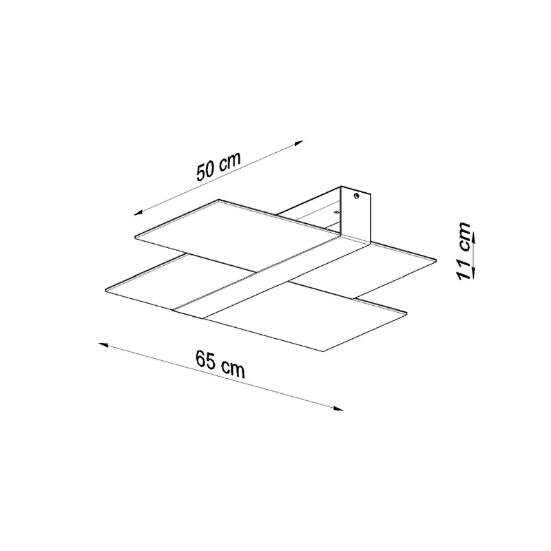 Moderne Deckenleuchte aus weißem Glas und Chrom – Modell Orsedia