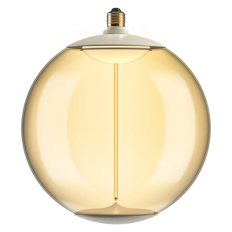 OSRAM Vintage 1906 LED Große Dekorlampe mit Filament-Magnetstil dimmbar 12W 818 Amber E27