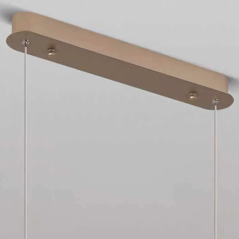 Pendant Light Linear Dimmable LED, Rose Gold / Grey