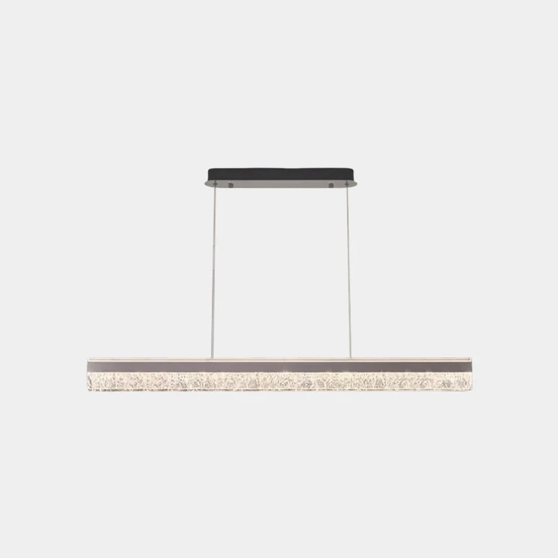 Pendant Light Linear Dimmable LED, Rose Gold / Grey