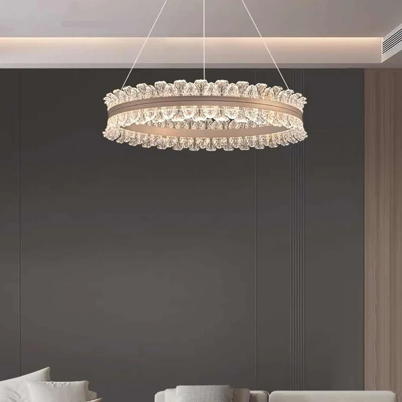 Pendant Light Chandelier Luxury LED Ring / Linear