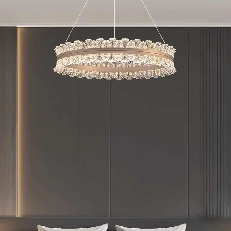 Pendant Light Chandelier Luxury LED Ring / Linear