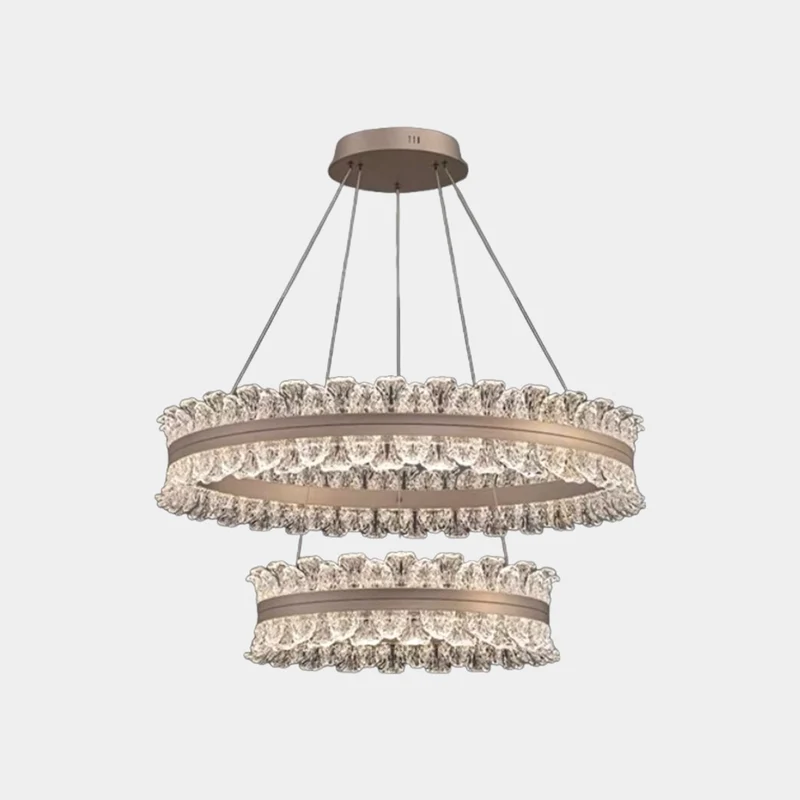 Pendant Light Chandelier Luxury LED Ring / Linear